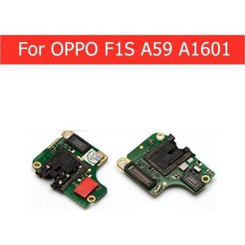 For OPPO F59M A59TM A59S A59 Earphone Jack Connector Flex Cable Microphone USB Charging Dock PCB Board Flex Cable Repair Parts