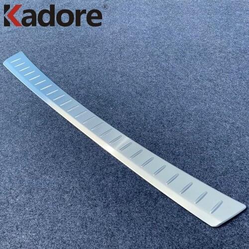 For Toyota Yaris G Design Hatchback 2020 2021 Stainless Steel Outer Rear Trunk Bumper Cover Trim Tailgate Door Sill Car Styling