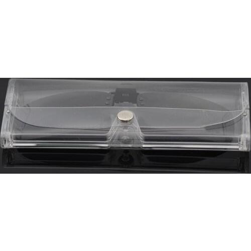 Stylish Transparent Eye Glasses Sunglasses Soft Case Box Portable Protector Holder New