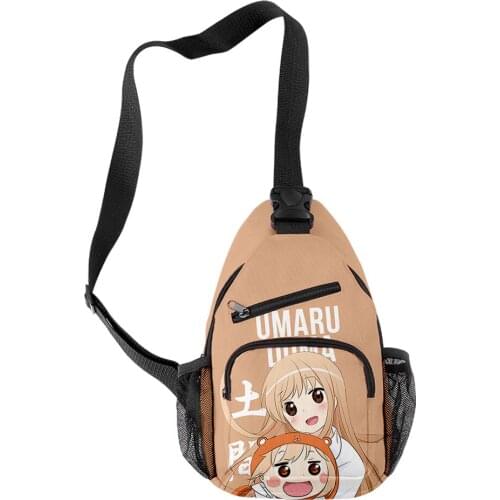 Himouto! Umaru-chan Merch Mens shoulder bag messenger outdoor sports one shoulder chest daily picnic canvas messenger bag