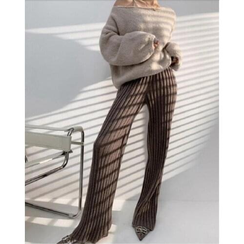 HWLZLTZHT Women's Knitted Trousers