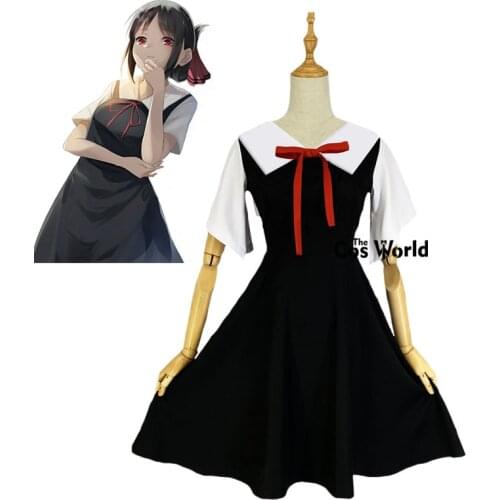 Kaguya-sama: Love Is War Shinomiya Kaguya Fujiwara Chika Dress School Uniform Outfit Anime Cosplay Costumes