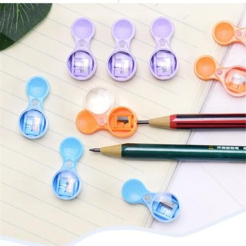 4pcs Mini Pocket Pencil Sharpener 2.0mm Fine Lead Knife Core Grinder Device Pencils Cutter Pen Sharpeners School Supplies
