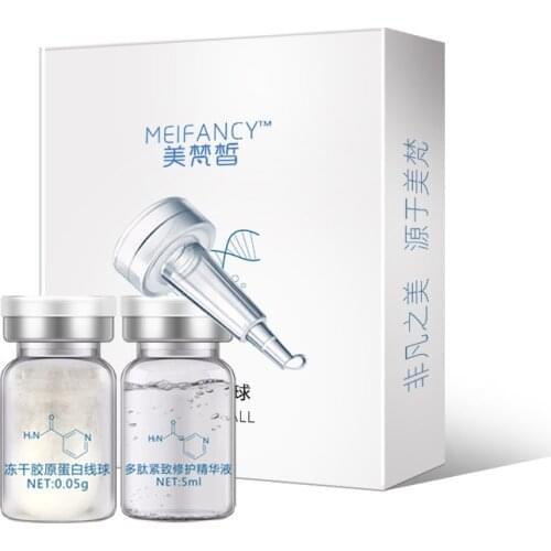 Collagen serum Anti-Aging face serum dissolved silk anti-wrinkle repair skin brightening tight microneedle serum skin care