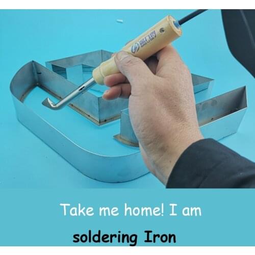 Electric Hook Soldering Iron Kit for Metal Channel Letter Welding Tip 2020 New