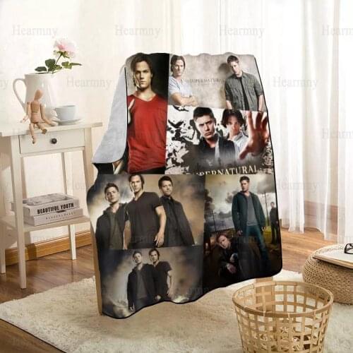 Nice Supernatural Throw Blanket New Personalized Blankets On For The Sofa/Bed/Car Portable 3D Blanket For Kid Home Textile 1208p