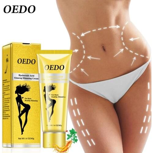OEDO Ginseng Slimming Cream Burning Fat Quickly Remove Cellulite Firming Tighten Sagging Skin Whitening Shaping Body Cream 40g