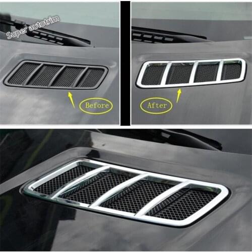 Lapetus Accessories Interior Front Roof Hood Air Conditioning AC Outlet Vent Cover Trim For Mercedes Benz GLS 2015 2016 2017 ABS