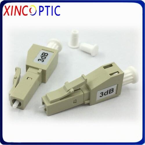 LCUPC MM Multimode Male-Female Fixed Flanged Type Fiber Optic Attenuator 1dB 2dB 3dB 5dB 7dB 10dB for 1~30dB Optional