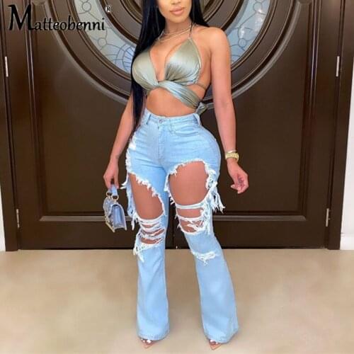 Matteobenni Womens High Jeans