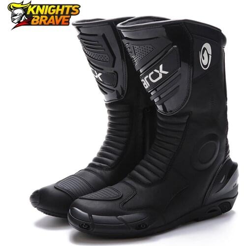 Motorcycle Boots Leather Botas De Moto Waterproof Motocross Boots Motobiker Riding Shoes Botas Motocross Moto Boots