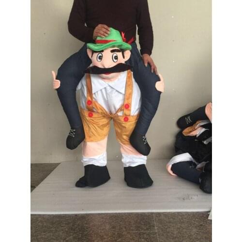 Novelty Ride on Me Mascot Costumes Carry Back Funny Animal Pants Fancy Dress Up Oktoberfest Halloween Party Cosplay Costumes