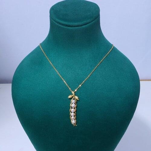 Wholesale 10pcs/lot Gold Plated Real Freshwater Pearl Pendant with 45cm Long Necklace Jewelry Nice Party Wedding Gift
