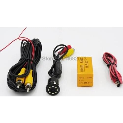 By DHL/Fedex 100pcs Universal Car Parking Assistance Reversing Back Car Rear View Camera, HD CCD Sensor Rearview Camera