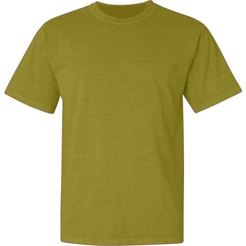 2020 new Mens 2020 solid color T-shirt cotton casual