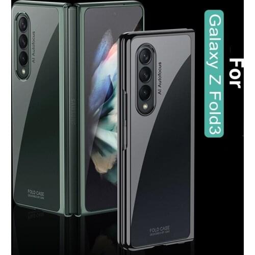 Pating Transparent 2021.8 New For Samsung Galaxy Z Fold 3 Case For Galaxy Z Fold3 5G Case