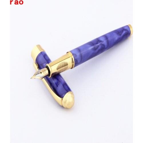 Luxury 301 Blue Business office Medium Nib Fountain Pen New