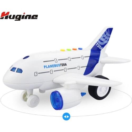 Airplane Children Toys Story Aircraft Machine Early Education Toy Inertia Fall Sound And Light Simulation Design Children Toys