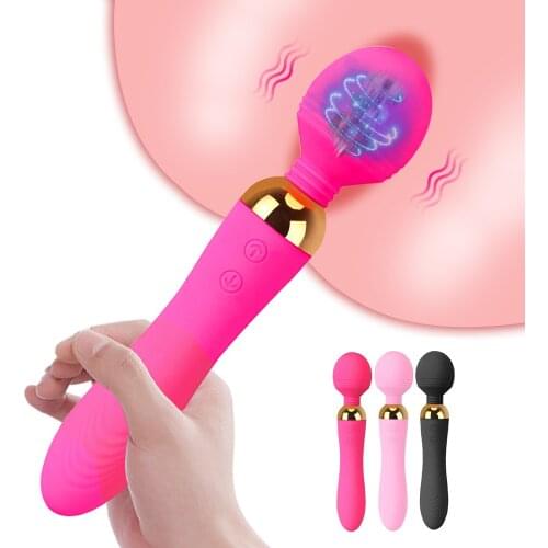 Sex Toys for Woman Female Masturbator Clitoris Nipple Stimulator 18 Speeds G Spot Powerful AV Magic Wand Vibrator Body Massager