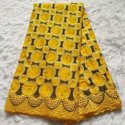 Swiss Voile Lace in Switzerland African Lace Fabric wedding 5Yards Embroidery Swiss Lace Fabric for Dress Cotton Fabric hz1114