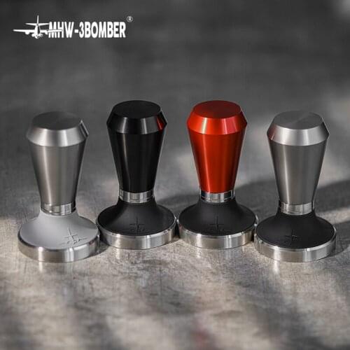 MHW-3BOMBER Coffee Tamper 58mm Silicone And Stainless Steel Barista Tools Coffee Machine Accessories Reusable Italian Espresso