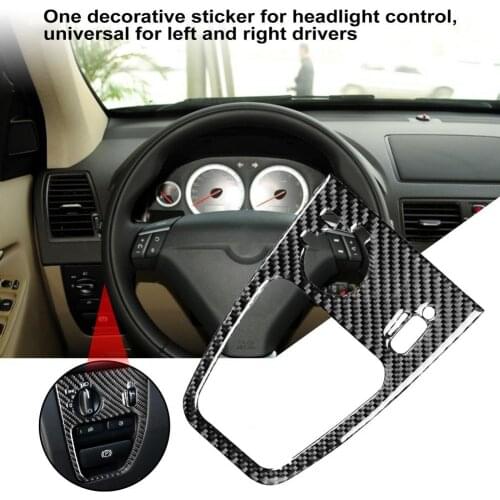 Waterproof Exquisite Car Interior Headlight Switch Panel Sticker UV-proof Panel Trim Cover Smooth