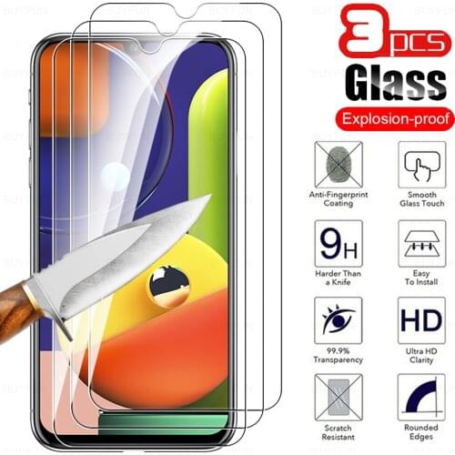 For Samsung Galaxy A50s 3pcs Scratch resistant protective glass For samung samsun a50 a 50 s front tempered protective glass