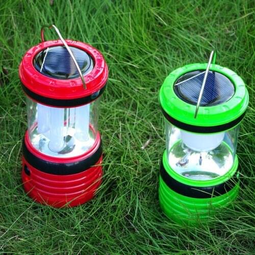 Factory new solar camping light outdoor LED emergency lantern camping tents lamp light lamp