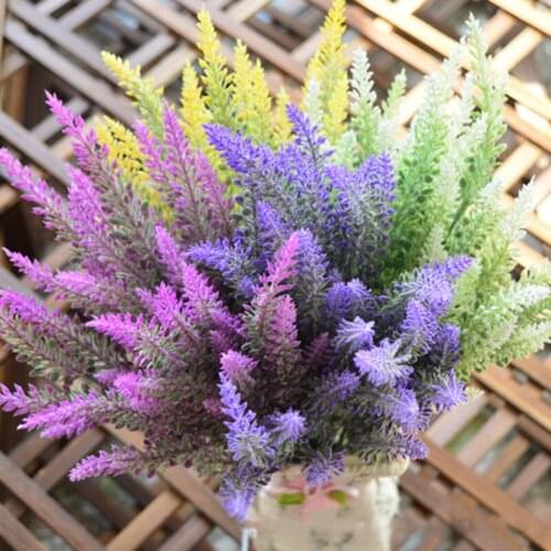 1Pcs/lot Romantic Provence decoration lavender flower silk artificial flowers grain decorative Simulation of aquatic plants