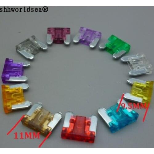 Shhworldsea 20pcs MIRCO Blade Fuse For Car Auto Vehicle 2/3/5/7.5/10/15/20/25/30/35/40A