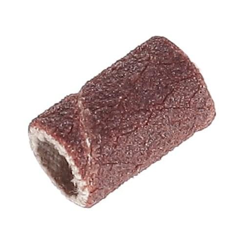 20Pcs Sanding Bands Nail Manicure Pedicure Drill Bit #120 Grit File Sand Pieces