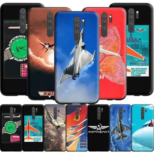 Aeroflot Aviation Russe Pilote Case for Redmi Note 9s 9 8 7 10 10s 10T K40 9T 9C 9A 10X Pro Prime NFC