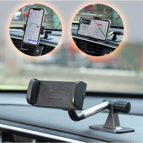 New Sucker Car Phone Holder Dashboard Mobile Stand Support For Iphone Samsung Smartphone Mount In Car Windshield Holder Clip