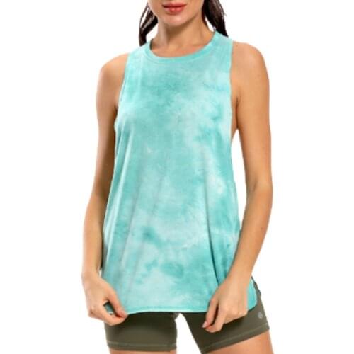 Sleeveless Yoga Vest Sport Singlet Women Athletic Fitness Sport Tank Tops Gym Running Training Yoga Shirts
