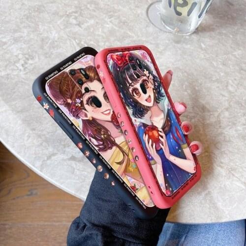 For OPPO A11 A11X A11K A5 2020 A9 2020 A73 2020 A53 2020 4G Fall proof case cartoon beauty pattern protective cover