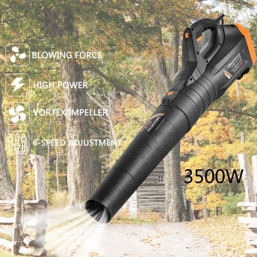 Blower Portable High Power 3500W Electric Hair Dryer Air Dust Falling Leaves Cleaning Snow Blower Stripper Garden Cleaning Tool