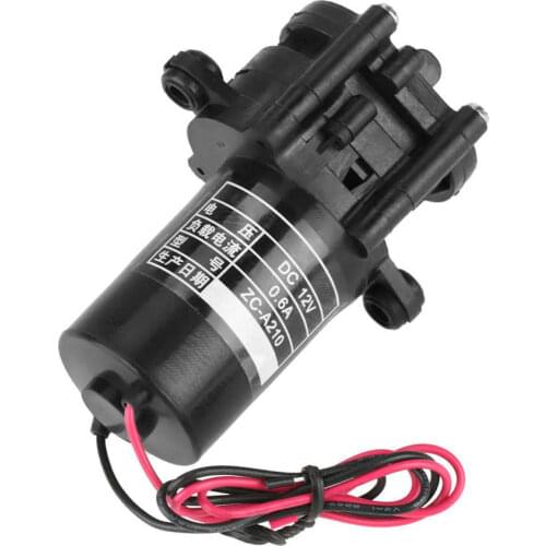 ZC-A210 12V Mini Plastic High Efficiency Self-priming Water Pump DC Gear Pump New