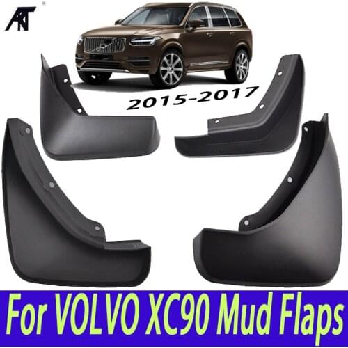 OEM Mudflaps Splash Guards Mud Flap Mudguards Fender Fitment Front Rear Molded For VOLVO XC90 2015 2016 2017 Car Mud Flaps