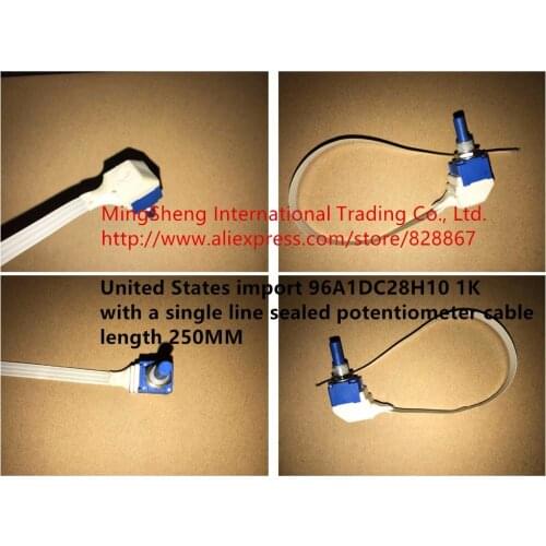 Original new 100% 96A1DC28H10 1K with a single line sealed potentiometer cable length 250MM 96A1D (SWITCH)