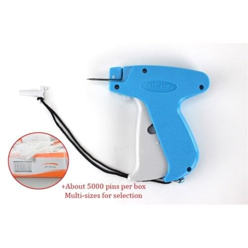 Thick Clothing Garment Price Brand Label Tag Tagging Gun Kit Set With 5000pcs Barbs Needle Multi Sizes For Choice Tag Gun Pins