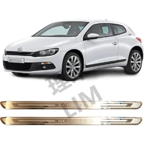 Suitable for Volkswagen VW Scirocco R MK3 2009 2011 2012 2015 2016 2017 2018 2019 2020 Stainless Steel Scuff Plate Door Sill