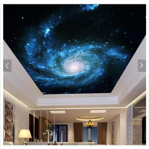 Custom 3d photo wallpaper 3d ceiling wallpaper murals Sky blue dream frescoes on ceiling 3d room wallpaper