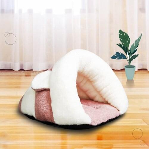 Warm Cat Bed Pet Puppy Cat House Winter Dog Cat Cushion Mat Indoor Basket Cave Kennel Nest Cats Cama de Gato legowisko dla kota
