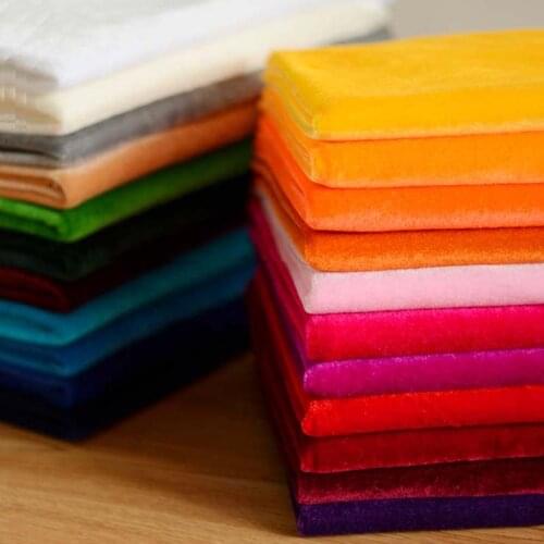 1.6*1M Velvet Fabric Flannel Thickened Background Cloth Decoration Curtains Stall Meeting Table Clothing Warm Winter Solid Color