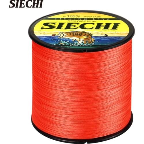 SIECHI Top Quality 8 Strands Speckled Braided Fish Line 300M 20-88LB Smooth Durable Carp Fishing Ice Sea Cord
