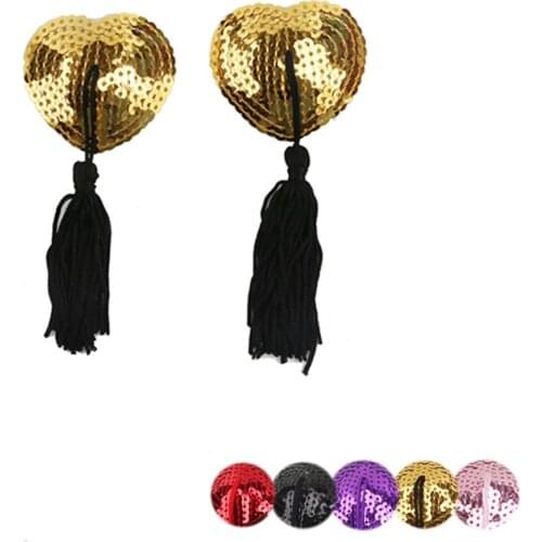 1pair Sexy Pasties Stickers Nipple Cover, Silicone Breast Flirting Bra Nipple Stimulation Suction BDSM Breast Sex Toys For Woman