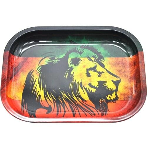 140*180mm tobacco Tray Weed Paper Metals Tobacco Rolling tray Tobacco pipe Cigarette Grinder Storage Tray Fruit household tray