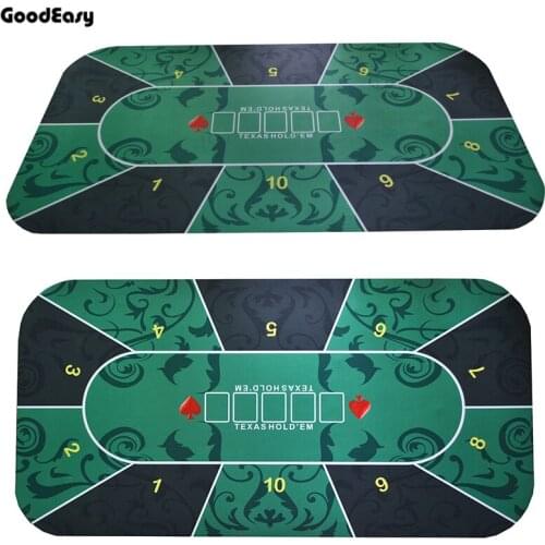 180*90cm Suede Rubber Texas Hold'em Casino Poker Tablecloth Board Game Deluxe High Quality Table Cloth with Flower Pattern