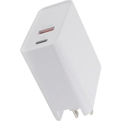 2 in 1 48W Dual USB Fast Charger and USB-C Power Quick Charge 3.0. Suitable for Phones and Tablet 2 in 1 USB power supply AC w