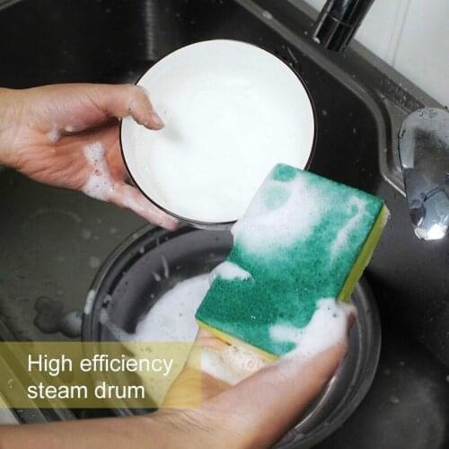 20pcs Scouring Pad Dish Cloth Cleaning Brush Kitchen Rags Strong Decontamination Dish Towels Household Cleaning Sponges Eraser